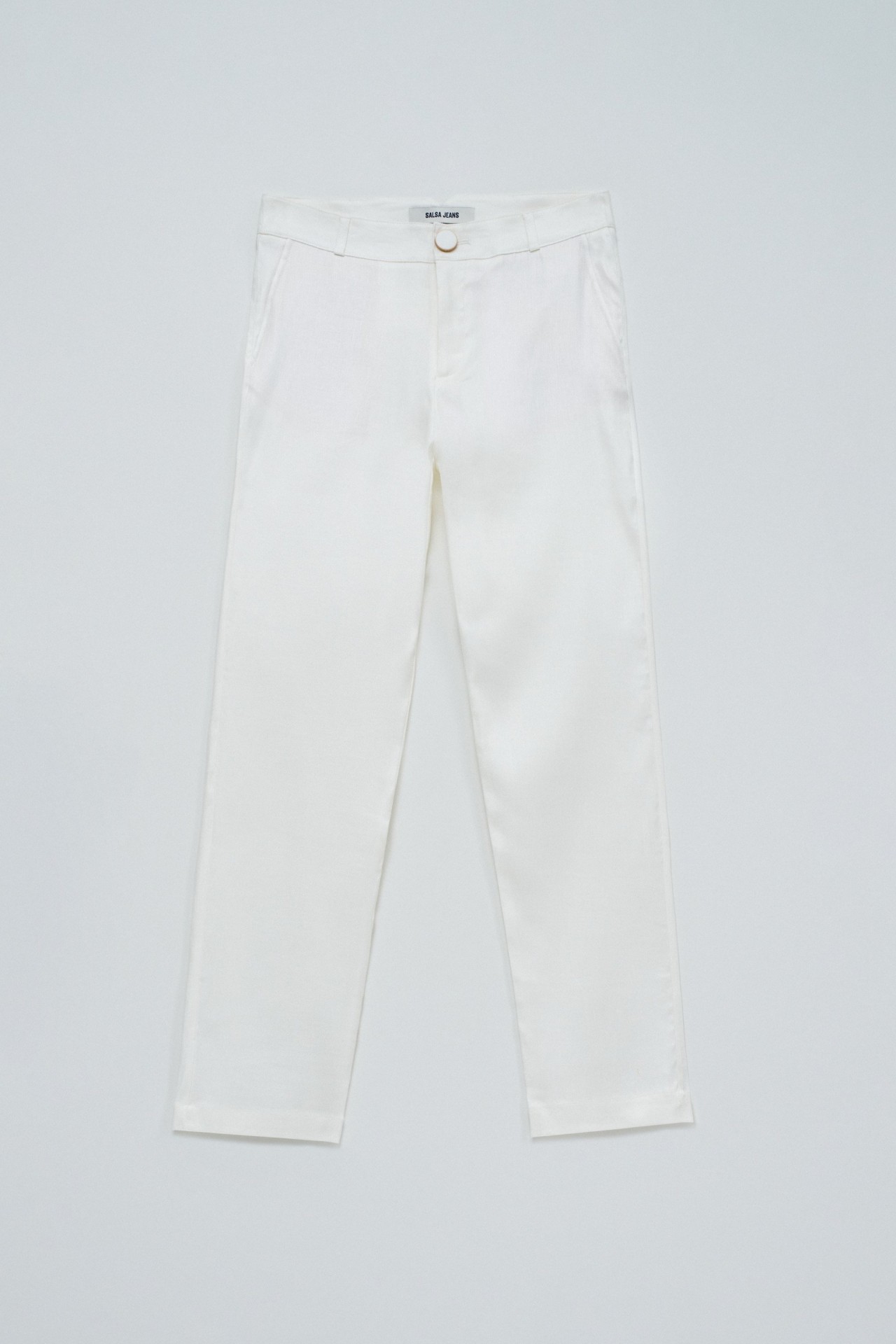 LINEN CHINO TROUSERS