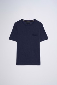 T-SHIRT EM MALHA TRICOTADA