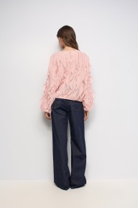 BLUSA CON VOLANTES