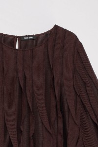 BLUSE MIT R�SCHEN
