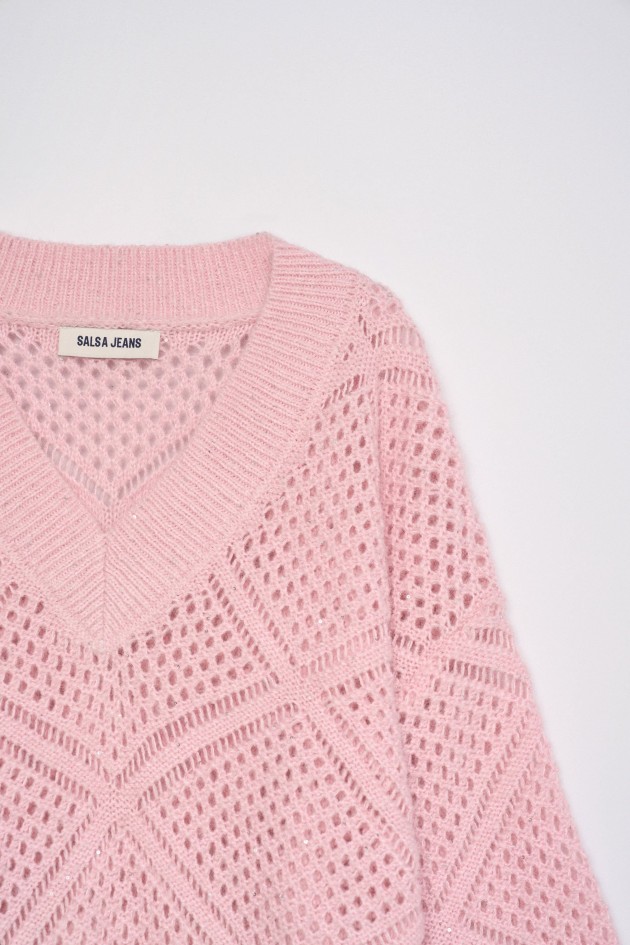 JERSEY DE PUNTO CON BRILLOS