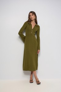 VESTIDO DE PUNTO CON JACQUARD