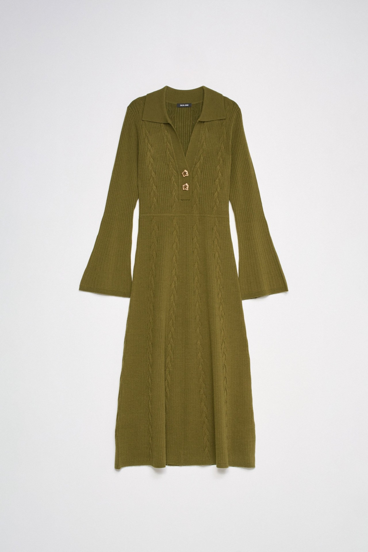 VESTIDO DE PUNTO CON JACQUARD