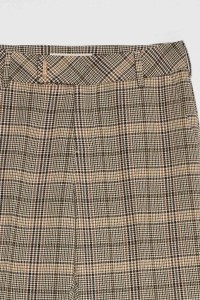PANTALONES CHINO FLARE DE CUADROS PANTALONES CHINO FLARE DE CUADROS