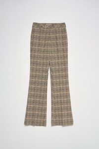 PANTALONES CHINO FLARE DE CUADROS PANTALONES CHINO FLARE DE CUADROS