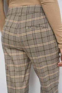 PANTALONES CHINO FLARE DE CUADROS PANTALONES CHINO FLARE DE CUADROS
