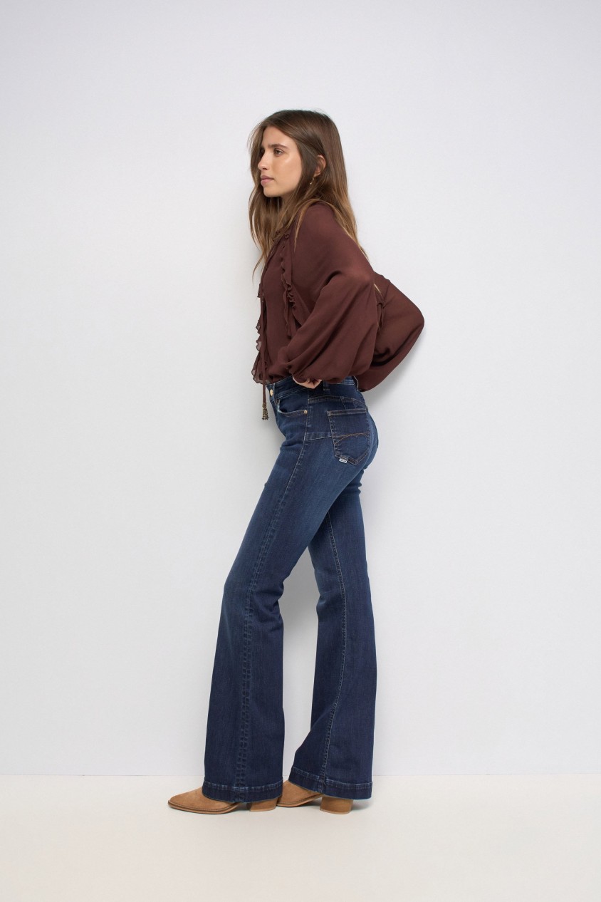 JEAN DESTINY PUSH UP FLARE