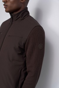 MIXED-MATERIAL JACKET