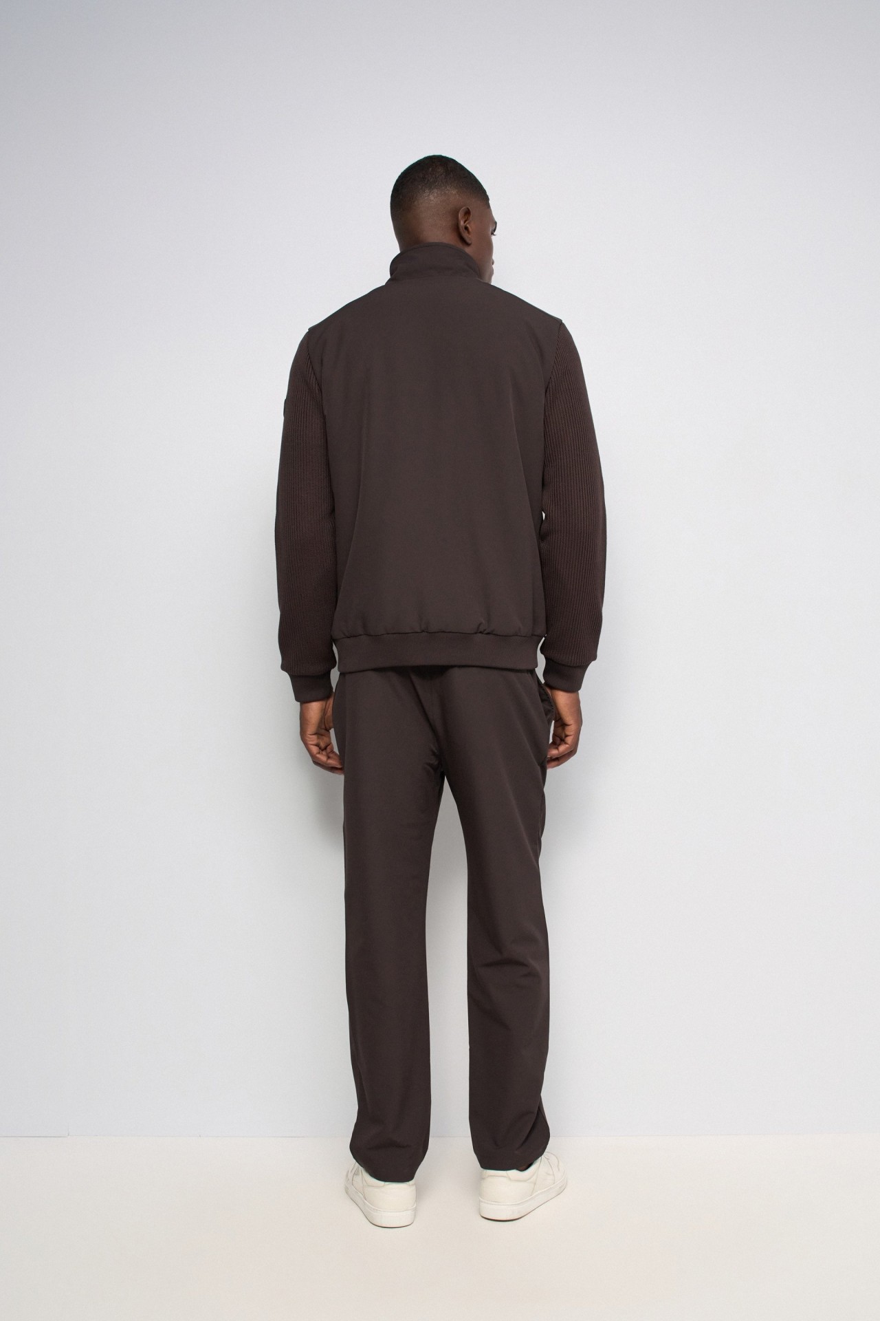 MIXED-MATERIAL JACKET