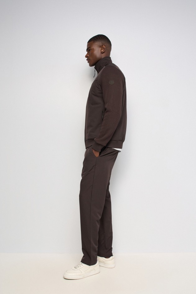 MIXED-MATERIAL JACKET