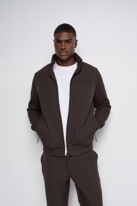 MIXED-MATERIAL JACKET