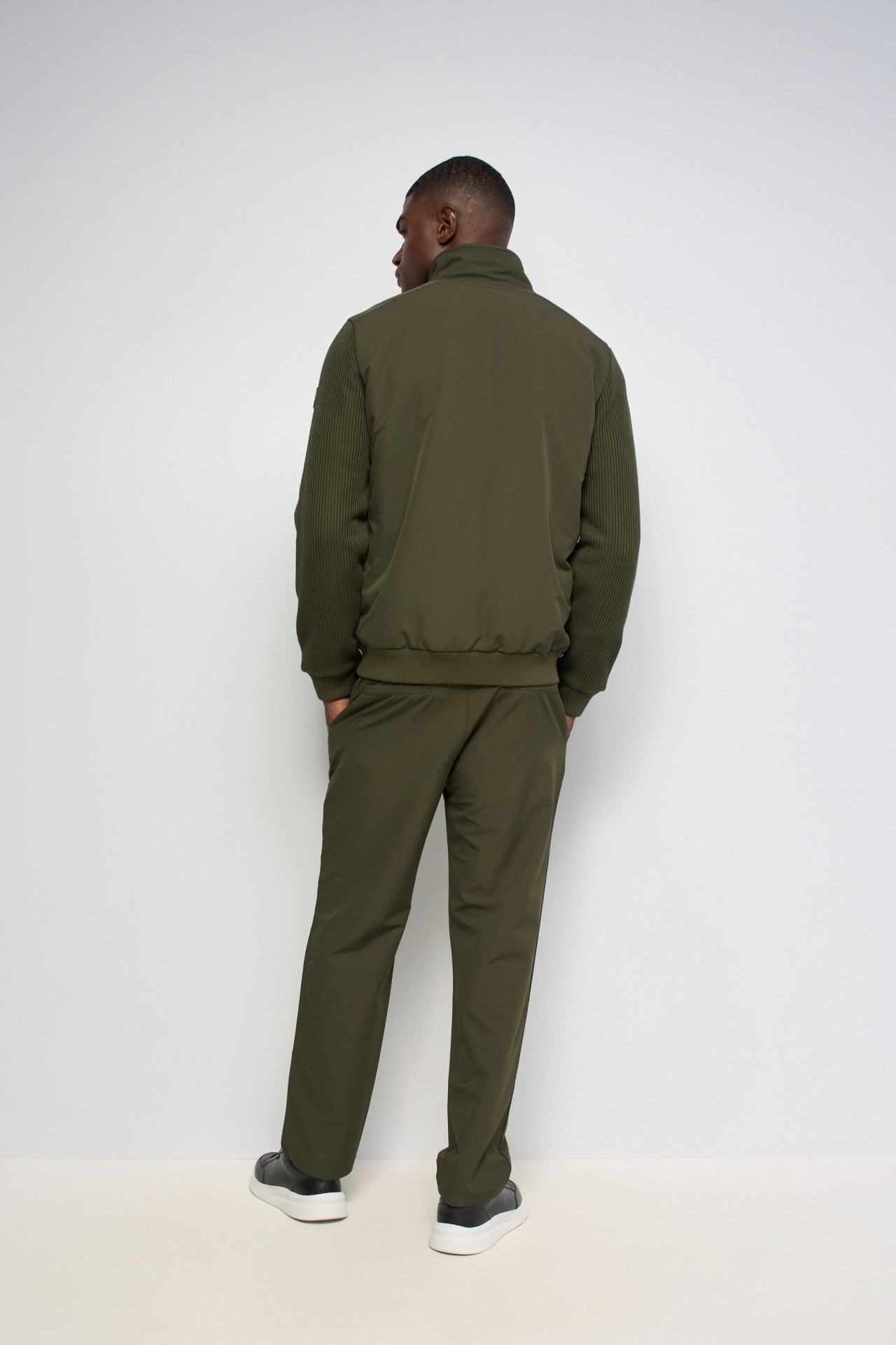 MIXED-MATERIAL JACKET