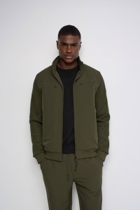 MIXED-MATERIAL JACKET