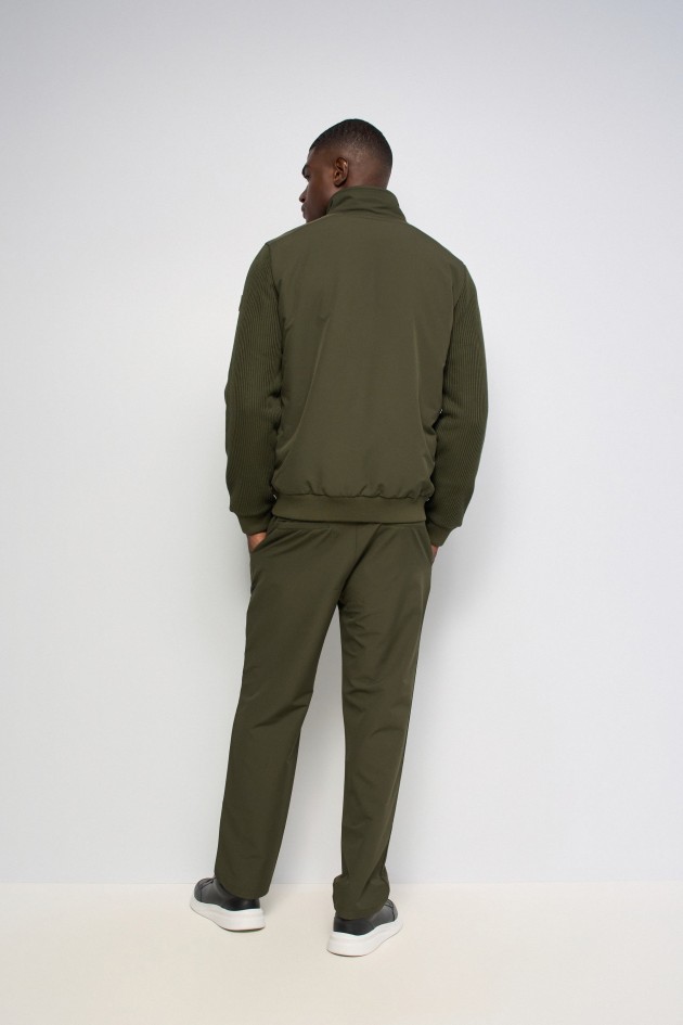 MIXED-MATERIAL JACKET