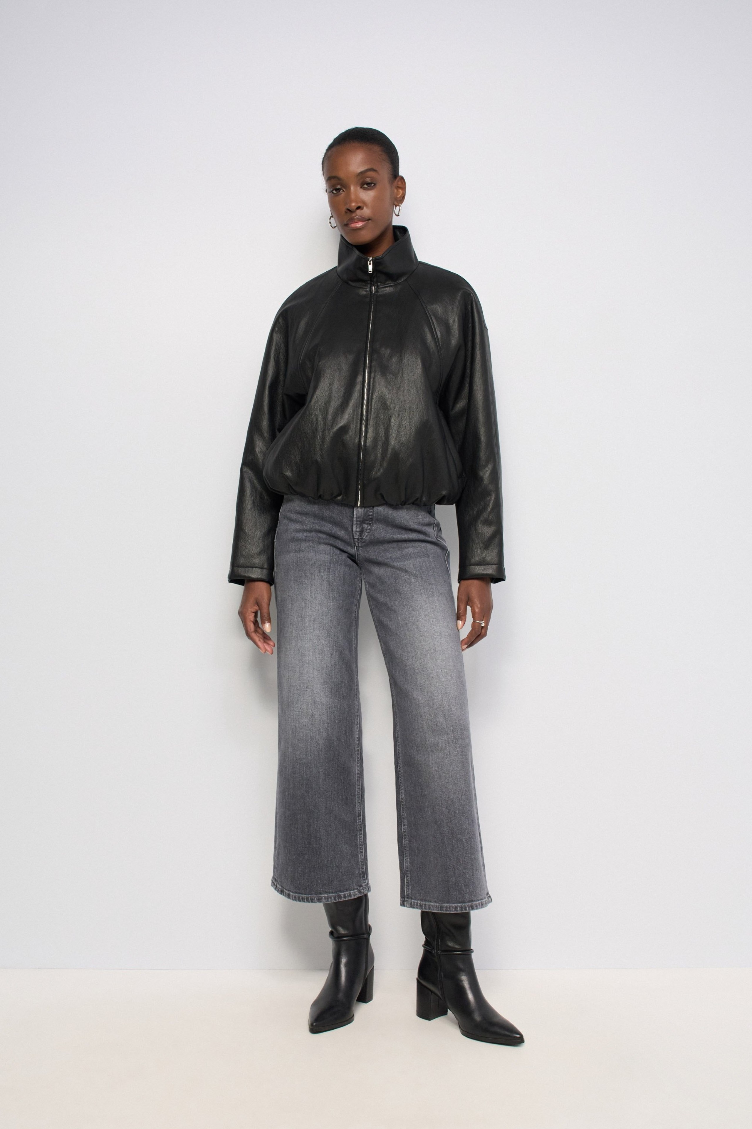 JEAN FAITH PUSH IN CROPPED WIDE