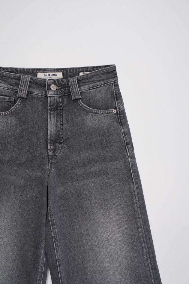 JEAN FAITH PUSH IN CROPPED WIDE