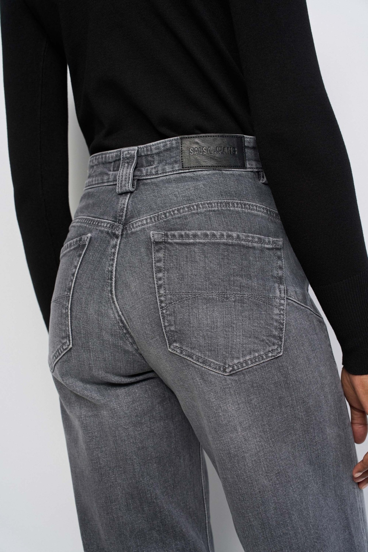 JEAN FAITH PUSH IN CROPPED WIDE