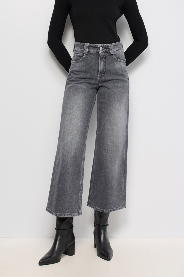 JEAN FAITH PUSH IN CROPPED WIDE