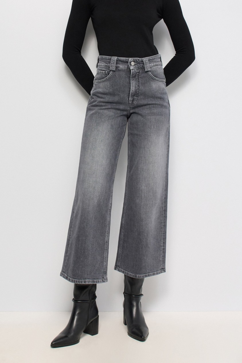 JEAN FAITH PUSH IN CROPPED WIDE
