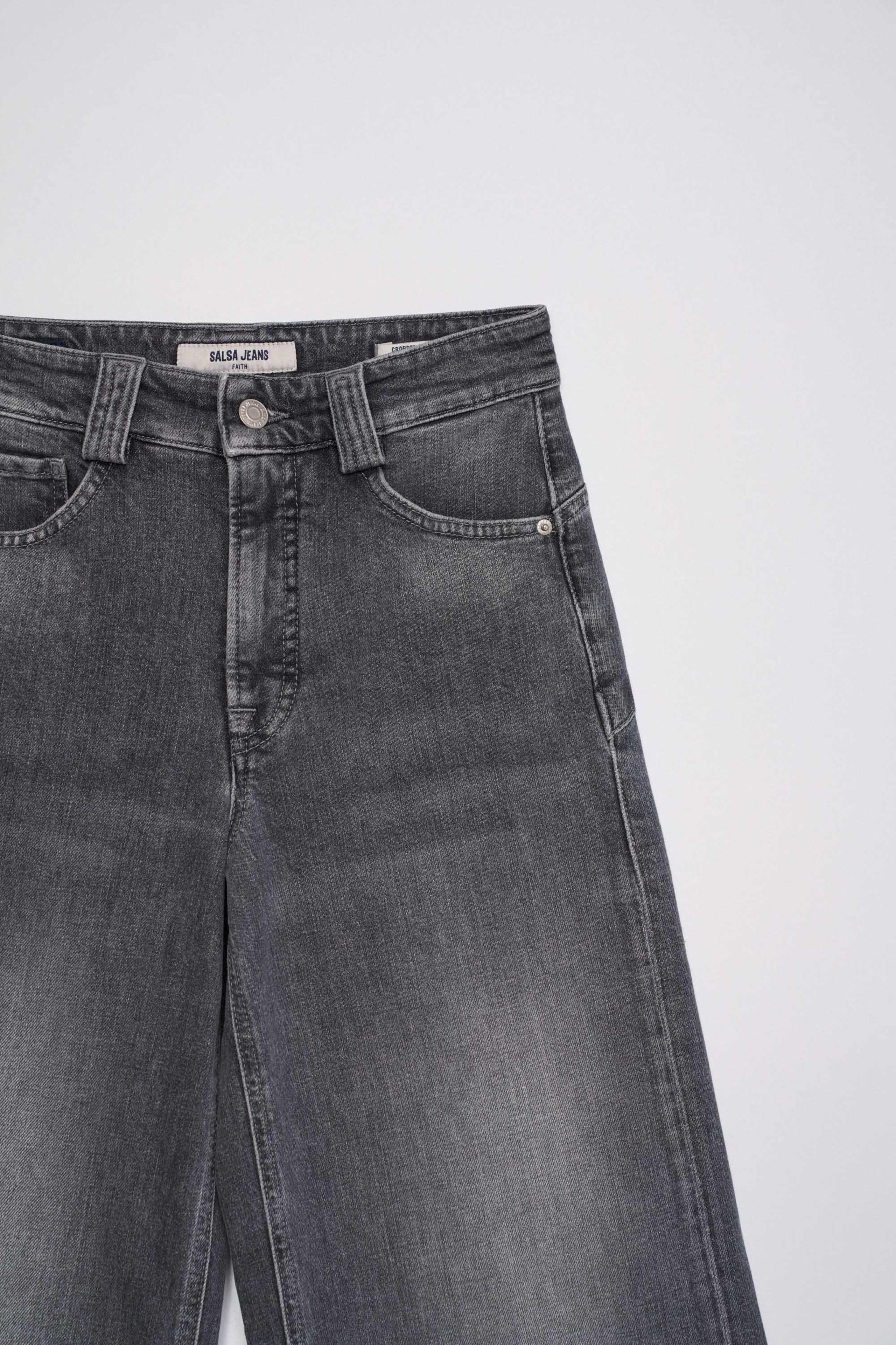 JEAN FAITH PUSH IN CROPPED WIDE