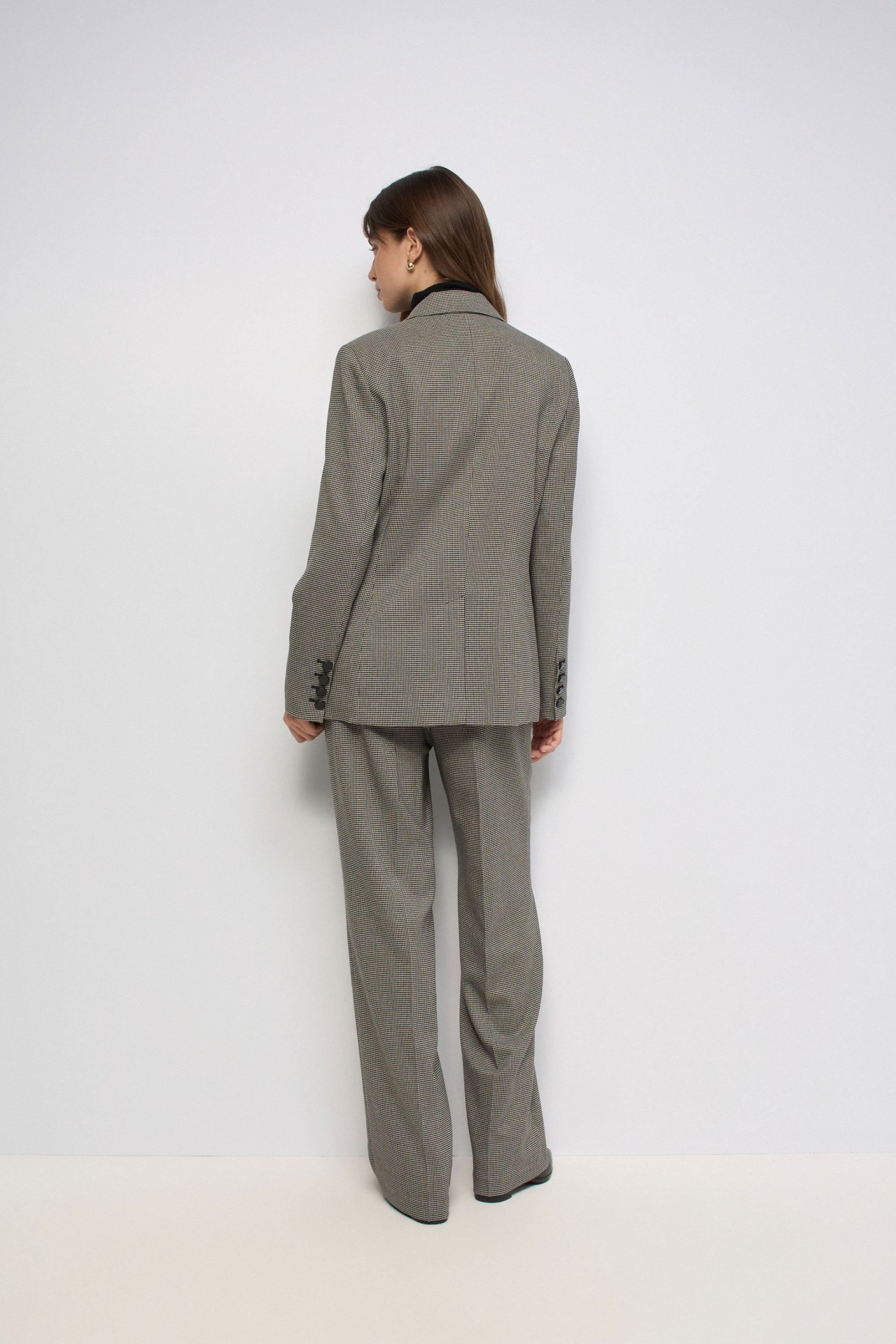 BLAZER ENTALLADO DE CUADROS