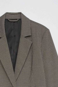 BLAZER ENTALLADO DE CUADROS