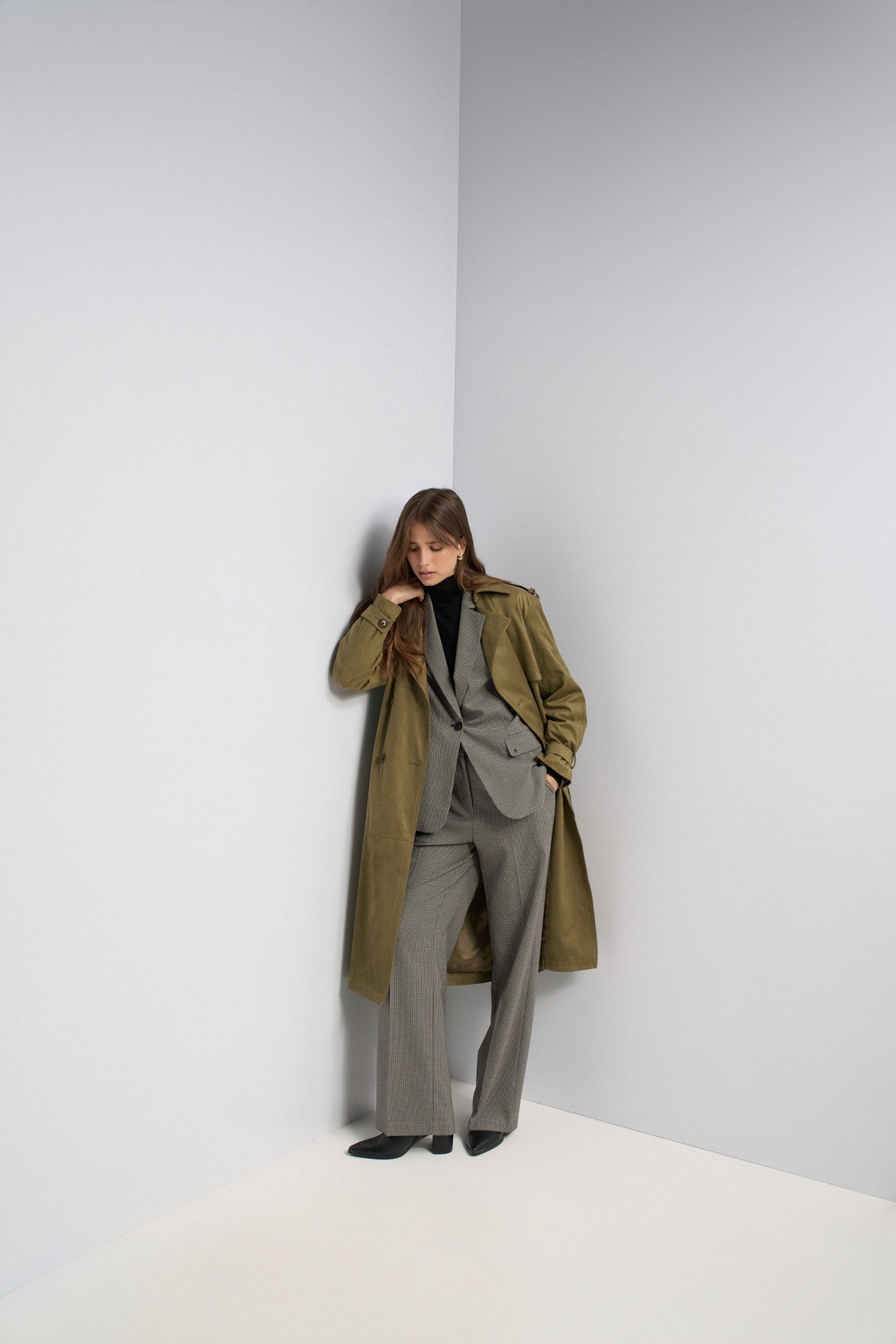 BLAZER CINTADO COM PADR�O XADREZ