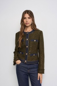 CASACO EM TWEED