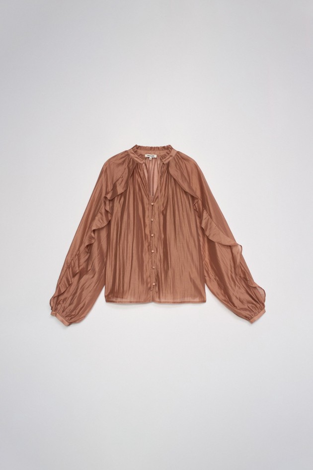 BLOUSE MET RUCHES