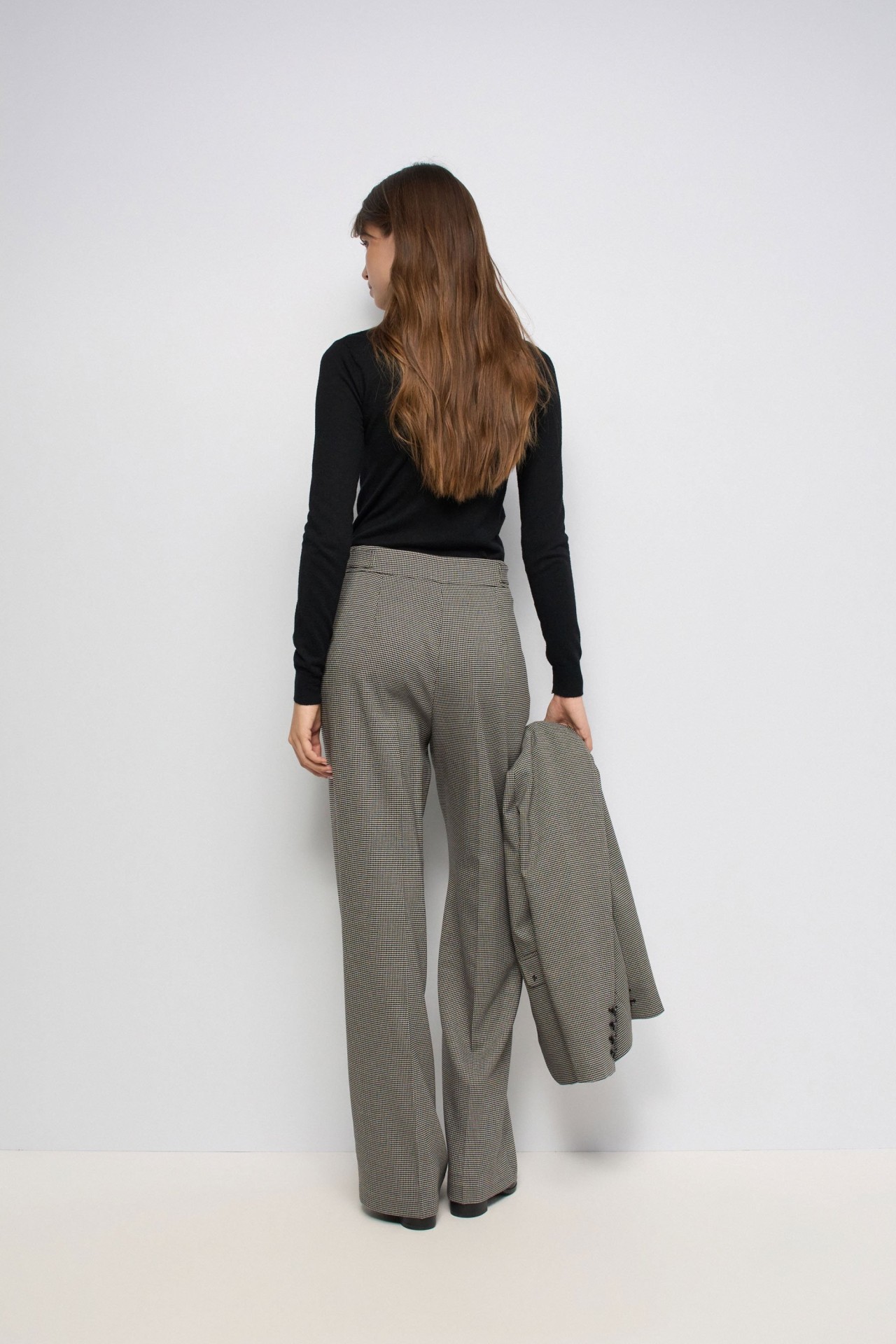 PANTALONES DE CUADROS CON PIERNA STRAIGHT