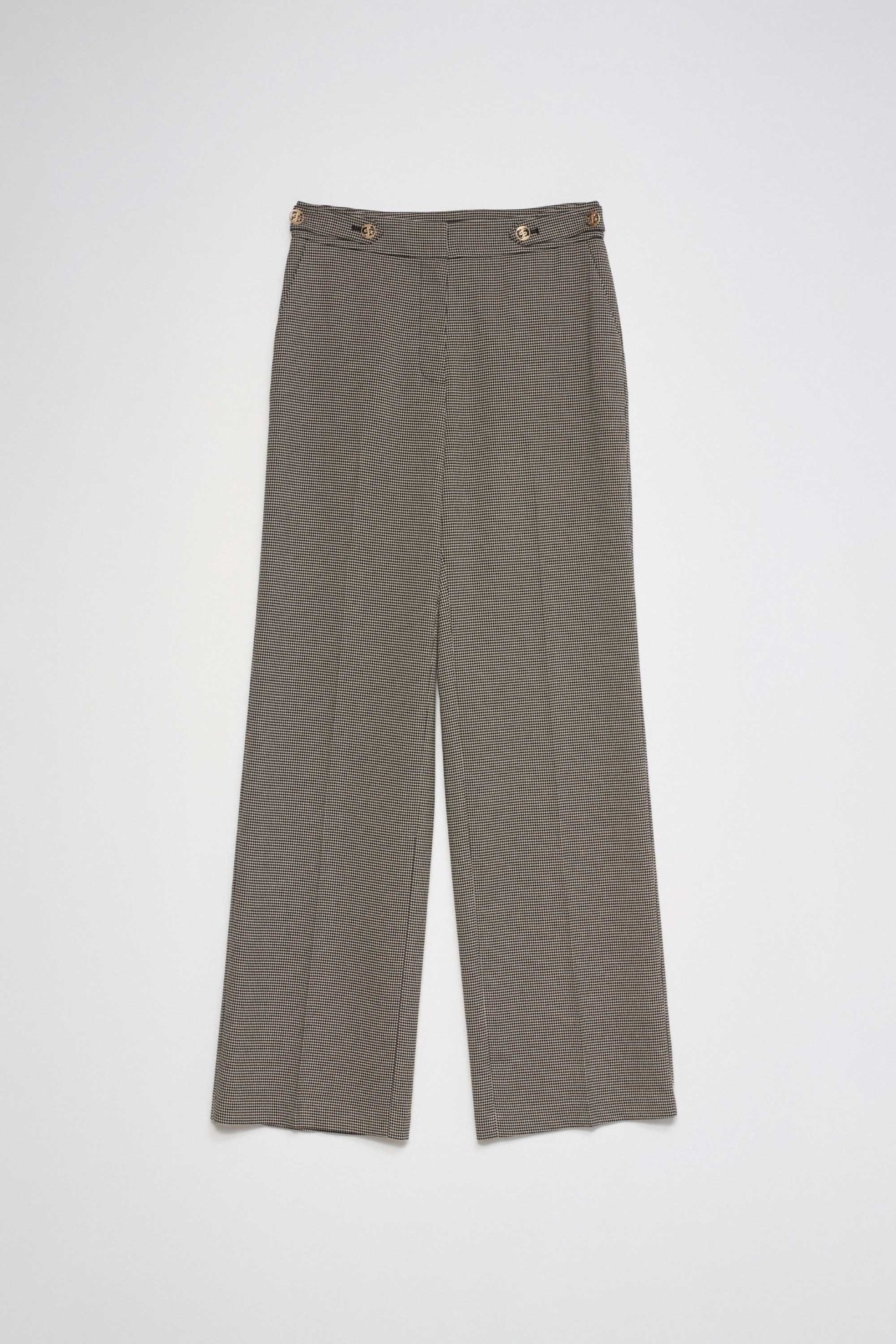 PANTALONES DE CUADROS CON PIERNA STRAIGHT