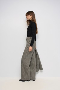 PANTALON � CARREAUX JAMBE STRAIGHT