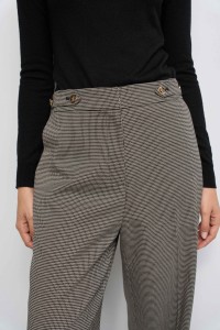 PANTALON � CARREAUX JAMBE STRAIGHT