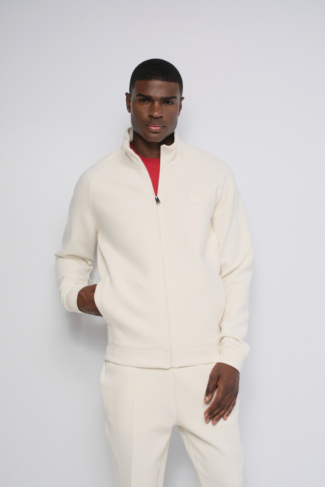 BRANDED KNITTED JACKET