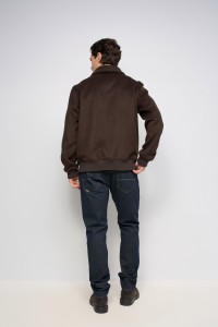 WOOL BLEND BOMBER JACKET