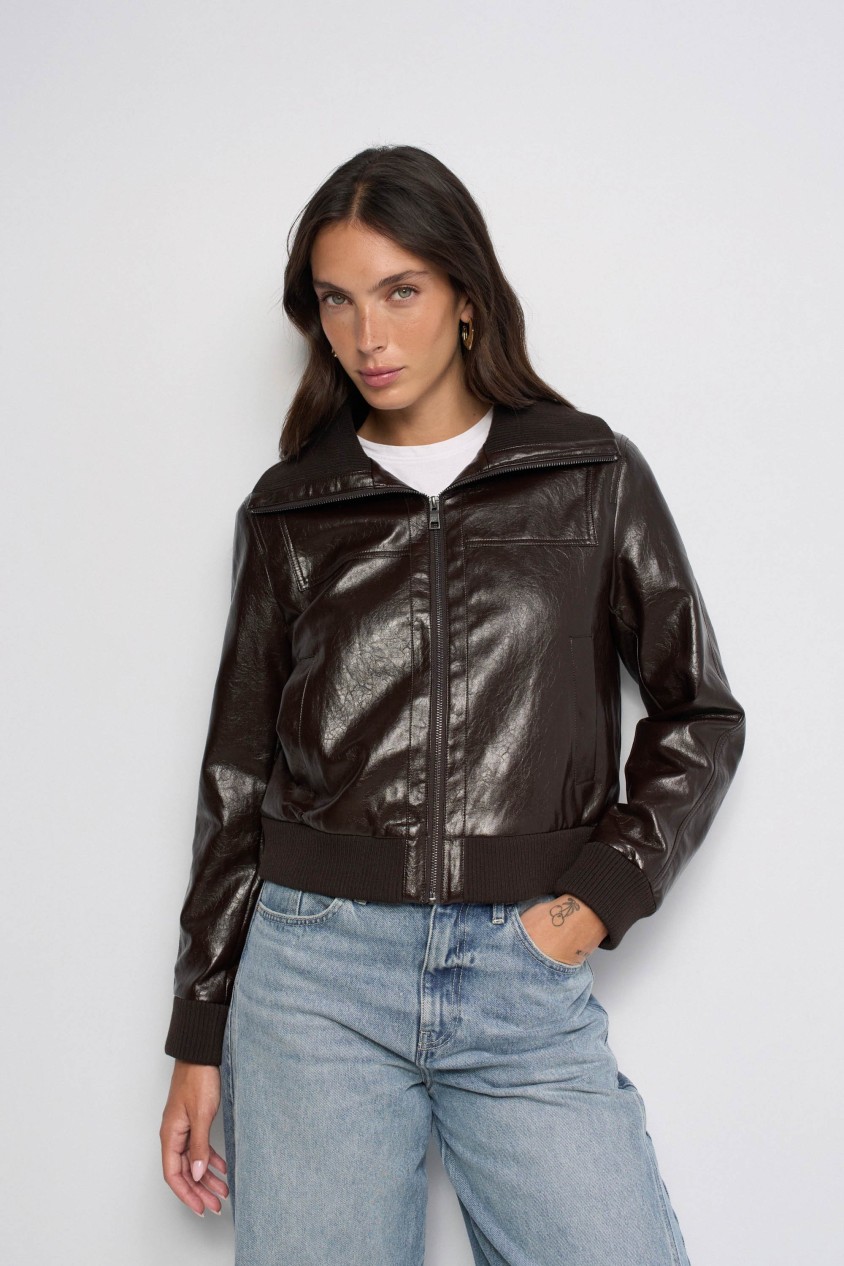 LEATHER-EFFECT JACKET
