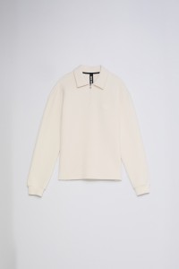 HALF-ZIP KNITTED SWEATSHIRT