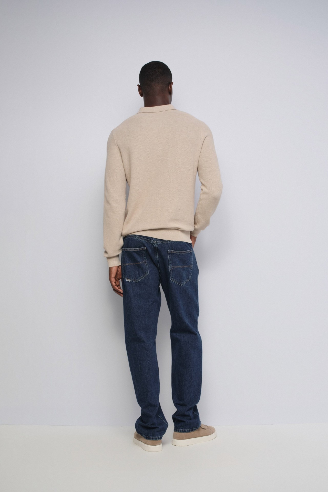 HALF-ZIP KNITTED JUMPER