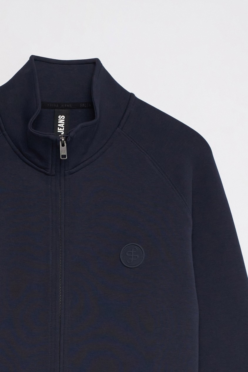 CHAQUETA DE PUNTO CON BRANDING