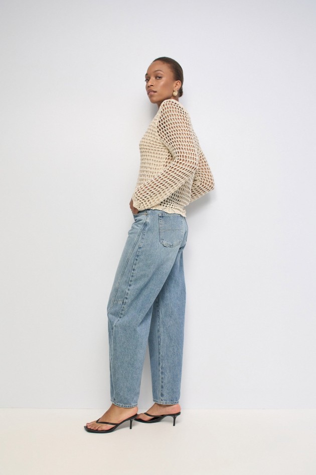 CAMISOLA DE MALHA COM LUREX