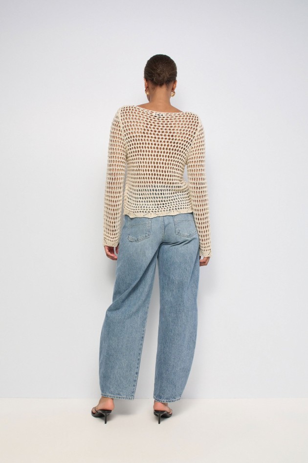 CAMISOLA DE MALHA COM LUREX