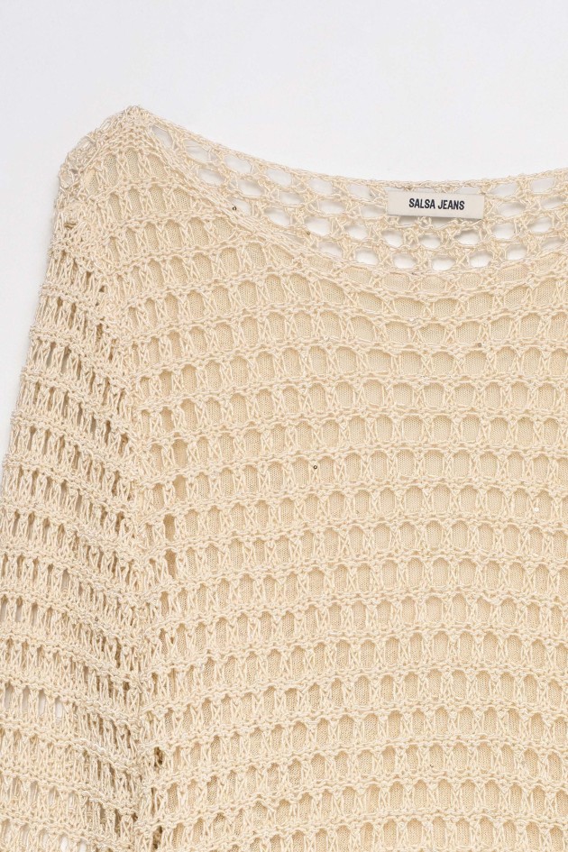 CAMISOLA DE MALHA COM LUREX