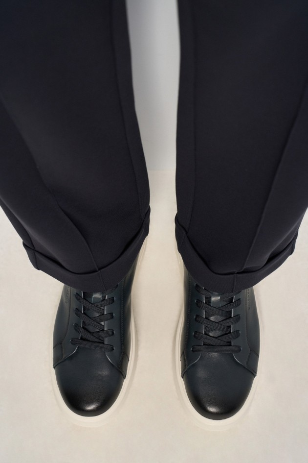 LEATHER TRAINERS