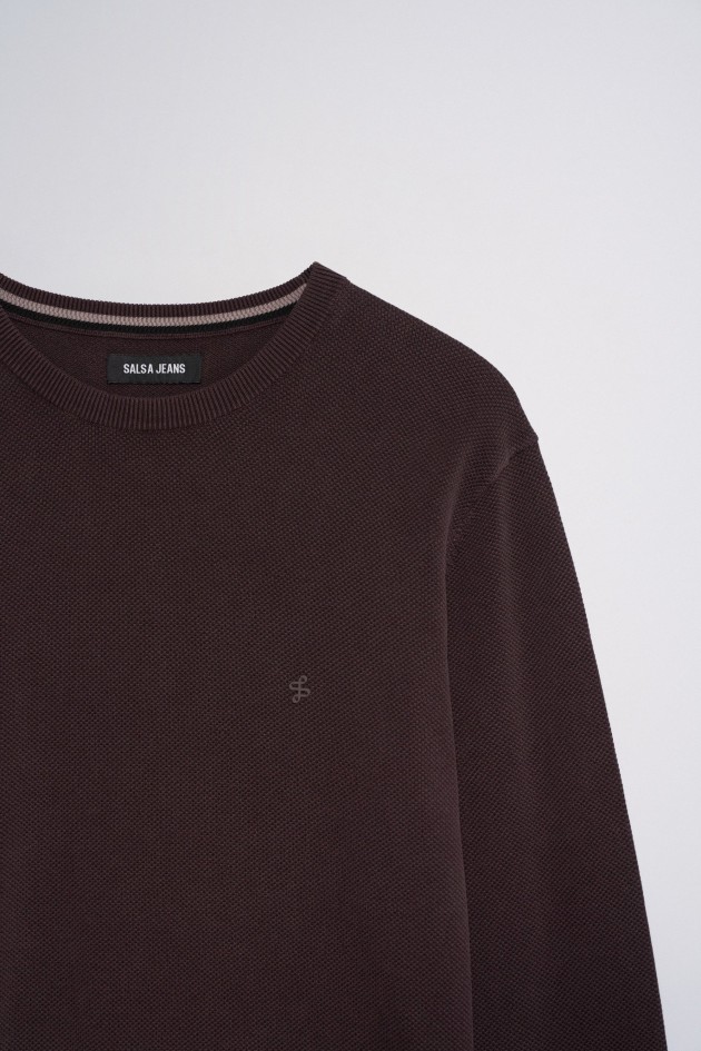 PULL EN MAILLE TEXTURÉE
