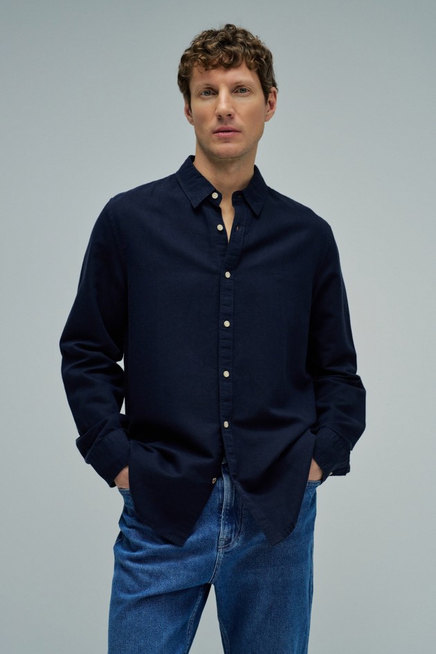 CAMISA CON MEZCLA DE LINO