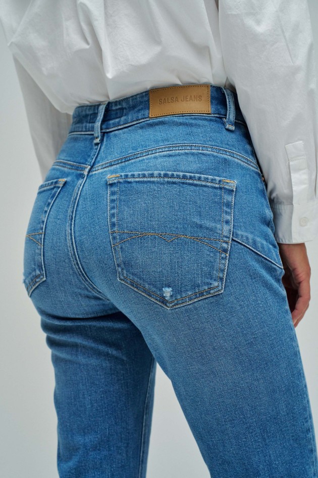 VAQUEROS FAITH PUSH IN CROPPED SLIM