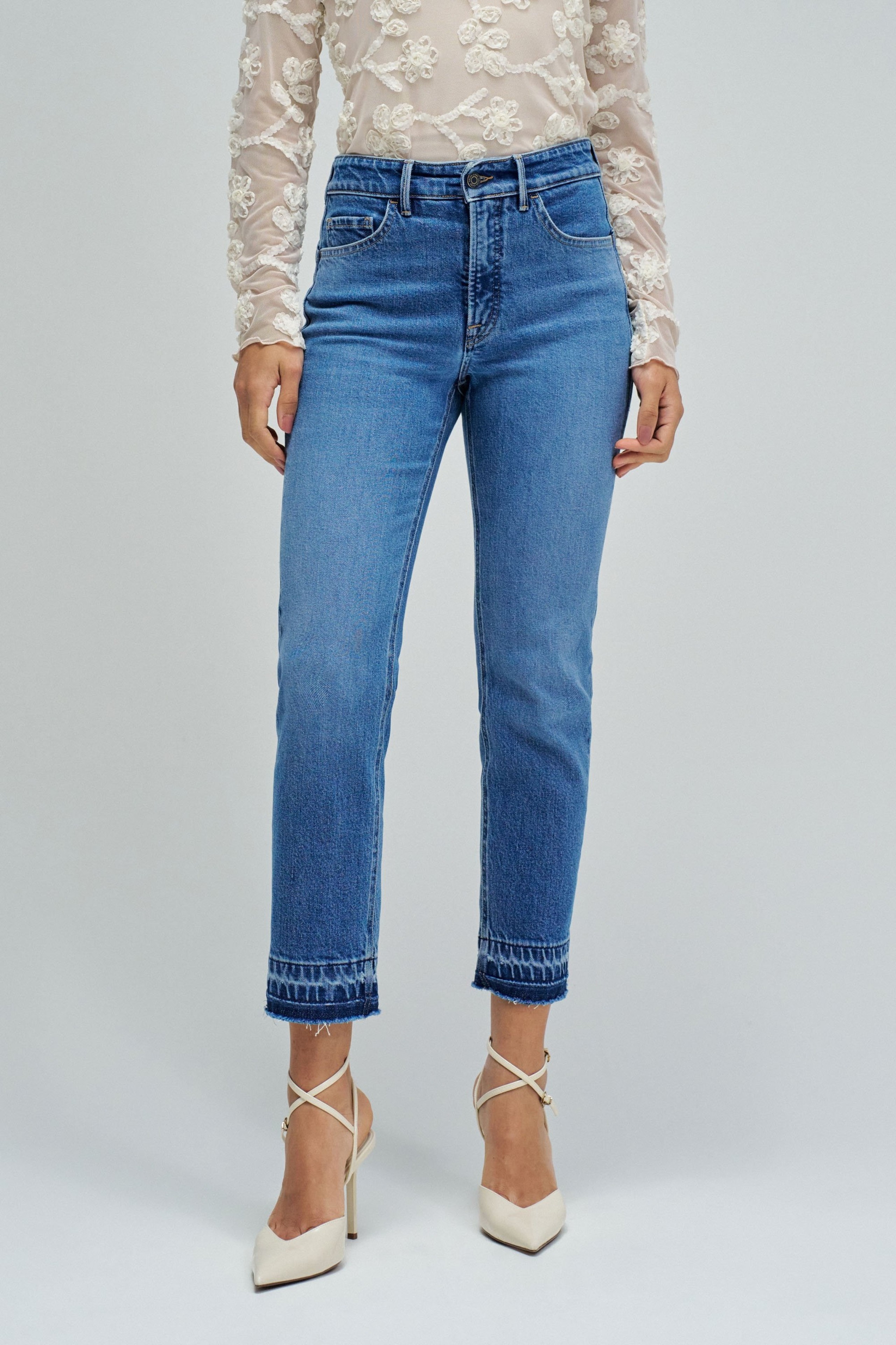 FAITH PUSH IN CROPPED SLIM JEANS