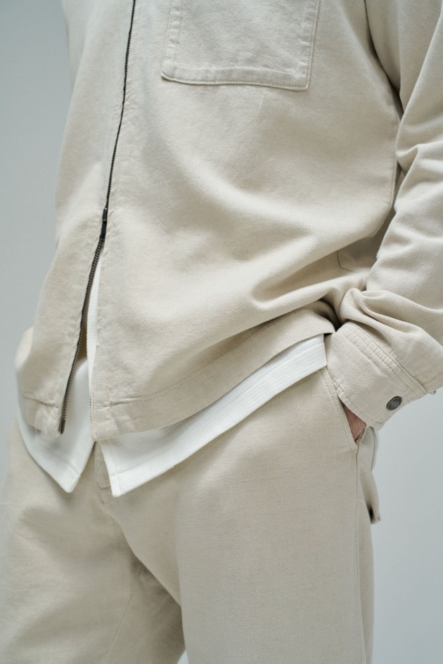 SHIRT WITH LINEN