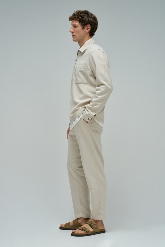 SHIRT WITH LINEN