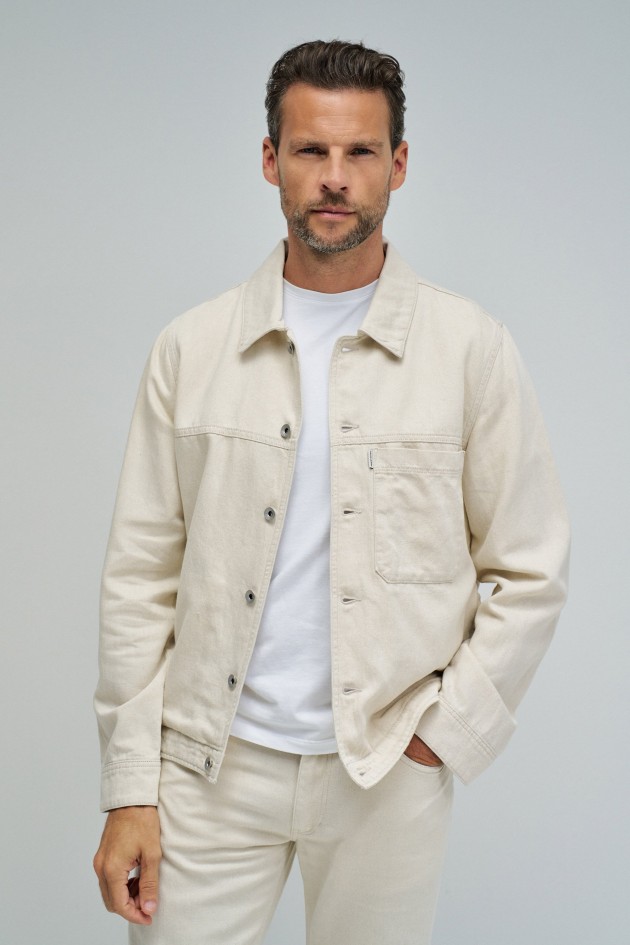 OVERSHIRT MET LINNEN